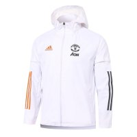 Veste zippé à capuche Imperméable Manchester United 2020/21