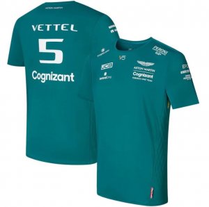 T-Shirt Équipe Aston Martin F1 Cognizant 2022 - Sebastian Vettel
