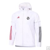 Real Madrid Waterproof Hooded Jacket 2020/21