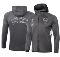 Milwaukee Bucks - Black Felpa Cappuccio