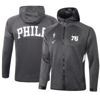 Veste zippé à capuche Philadelphia 76ers - Black