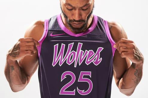 Derrick Minnesota Timberwolves 2018/19 City Edition :