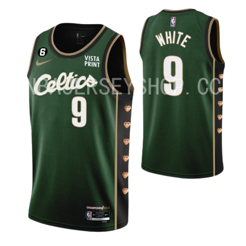 Derrick White Boston Celtics 2022 23 City Edition Maillots de