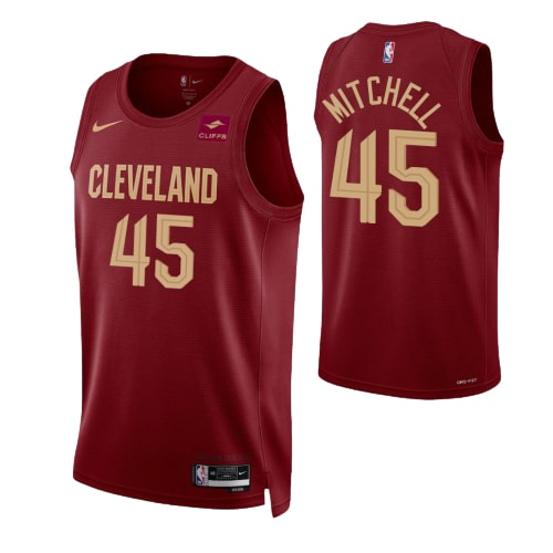 Donovan Mitchell Cleveland Cavaliers 2022 23 Icon Maillots de