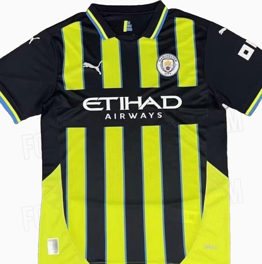 Maillot Manchester City Extérieur 2024/25 Authentic Maillots de foot et NBA sur MaxMaillots