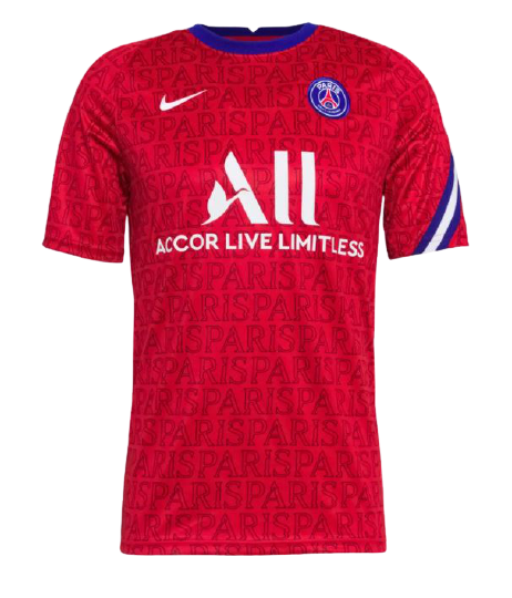 Maillot PSG Pre Match 2020 21 Maillots de foot et NBA sur MaxMaillots Tous les clubs et equipes nationales MaxMaillots Qualite pas cher