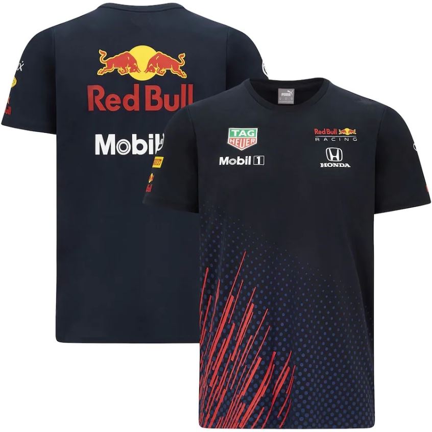 Red Bull Racing T Shirt T-Shirt Équipe Red Bull Racing 2022 : Maillots de foot et NBA sur